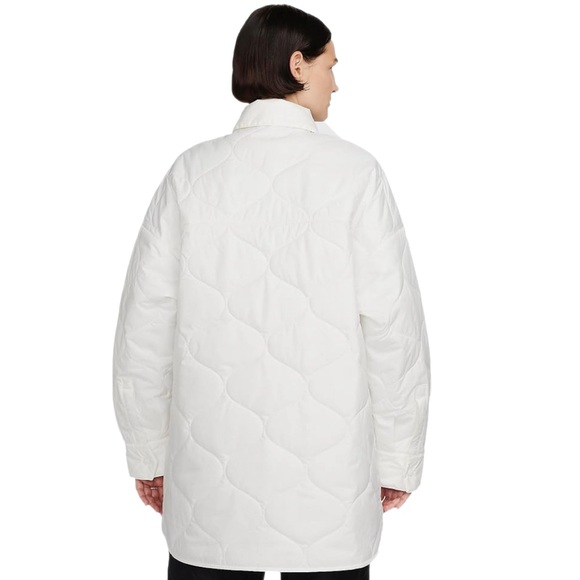 Nike Women's Sportswear Essentials Quilted Trench Coat NWT Size Medium - Picture 3 of 17